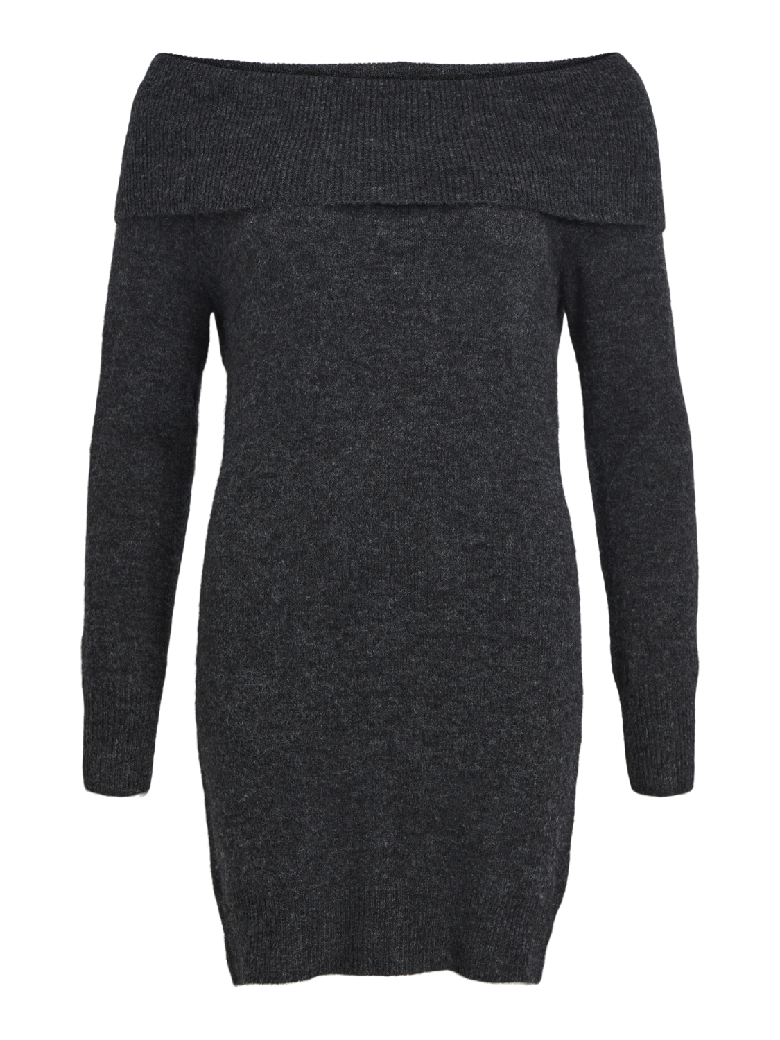 OBJGEROMIA Dress - Dark Grey Melange
