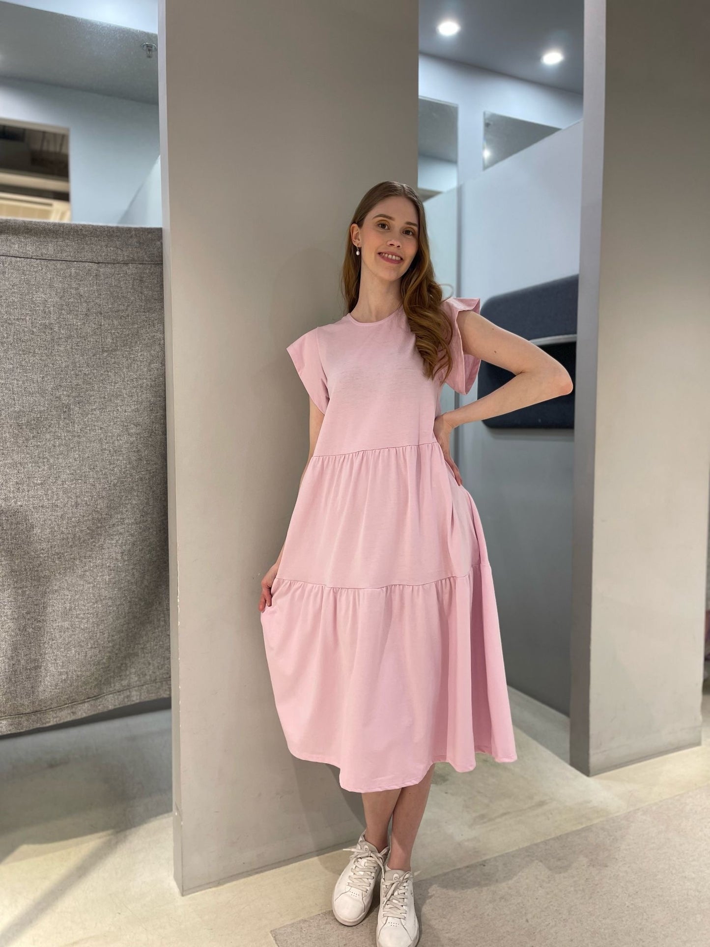 VISUMMER Midi Dress - Winsome Orchid