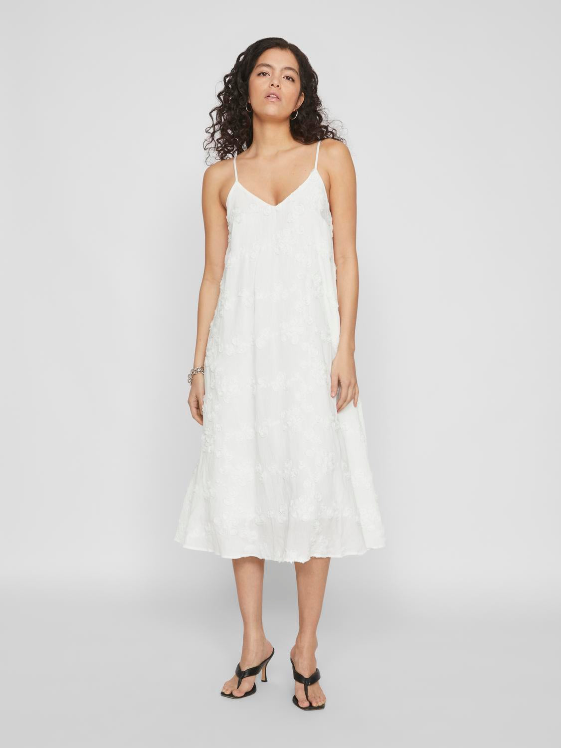 VIDHARA Midi Dress - Cloud Dancer