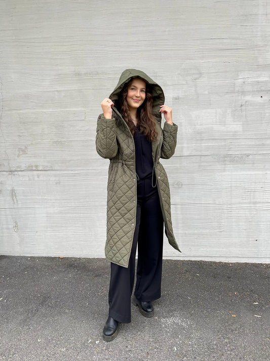 VIGALIA Coat - Dusty Olive