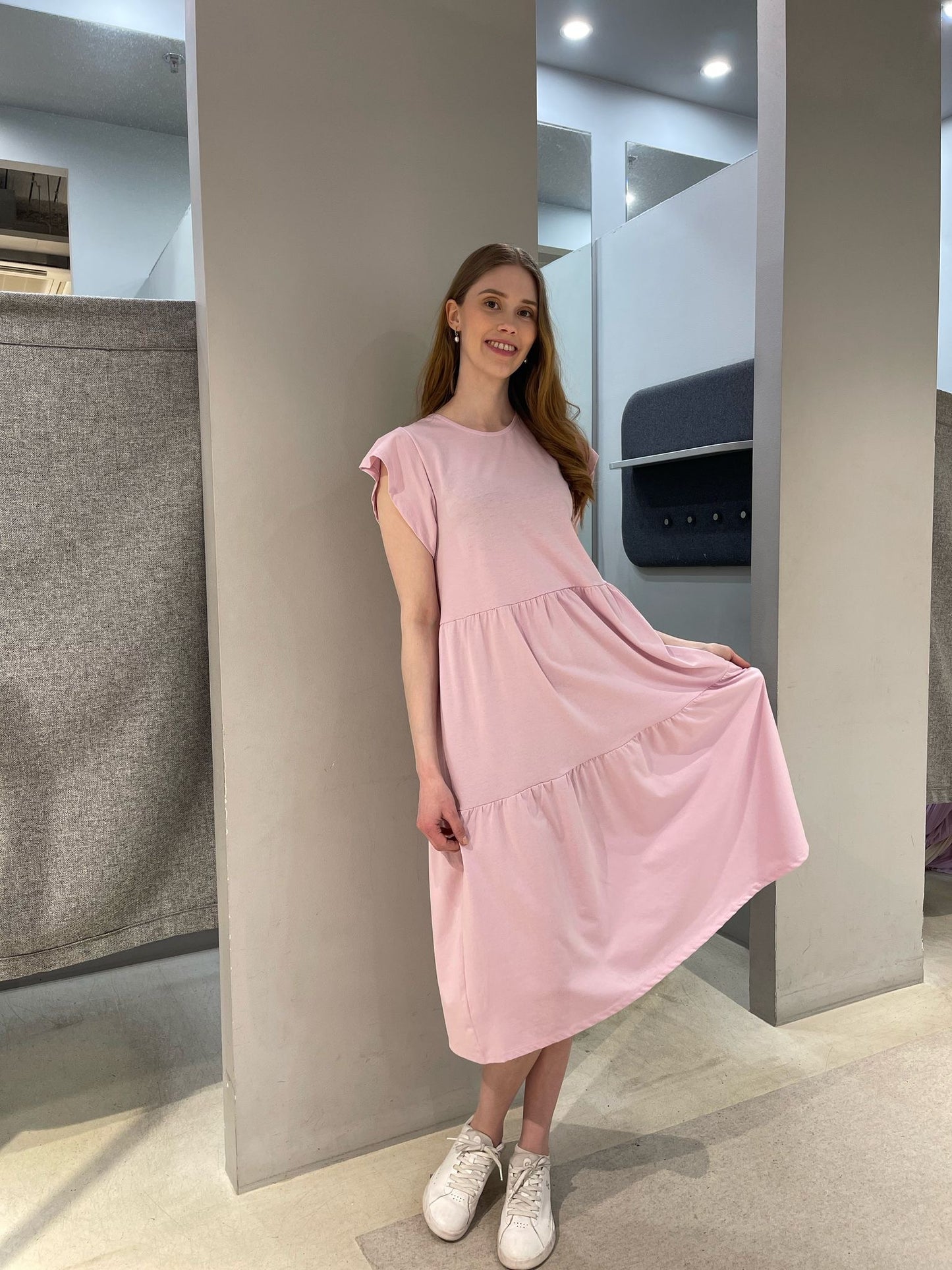 VISUMMER Midi Dress - Winsome Orchid