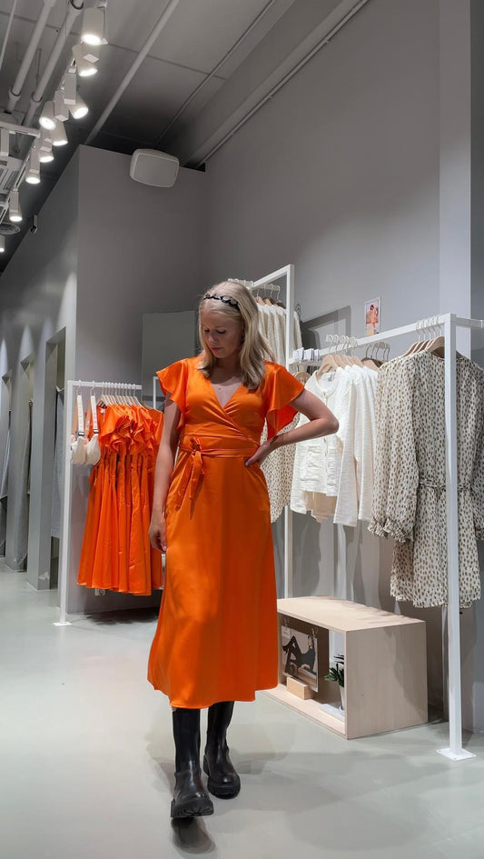 VICAROLINE Dress - Sun Orange
