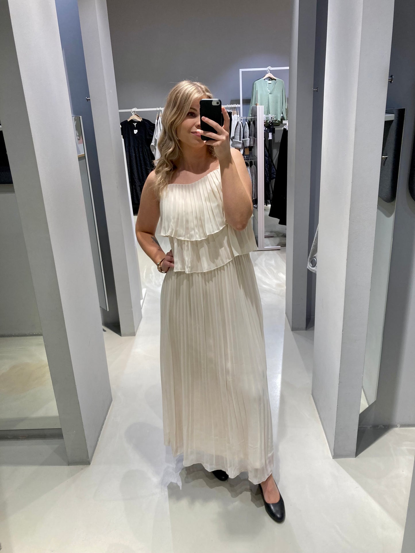 VICHIFFAN Long Dress - Birch