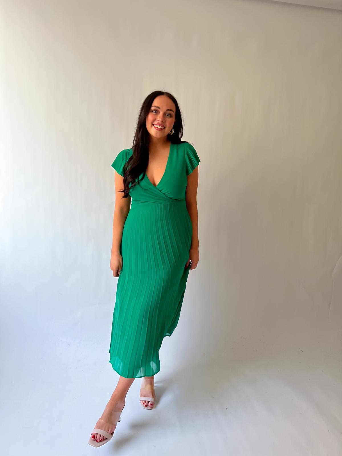 VISOPHIA Dress - Ultramarine Green