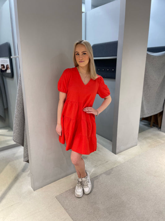 VIPRISILLA Short Dress - Poppy Red