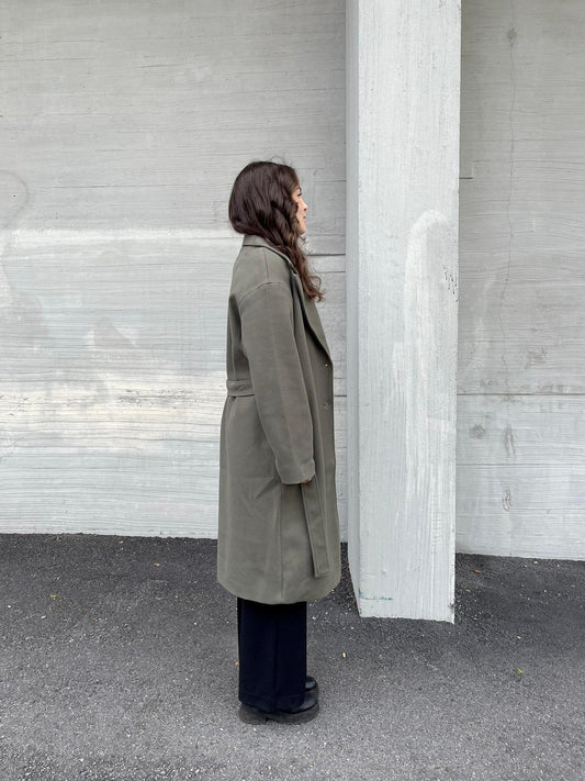 VIPOKO Coat - Dusty Olive