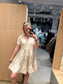 VIPRISILLA Short Dress - Super Light Natural Melan