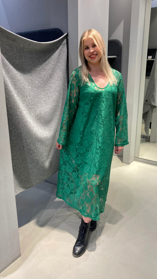 PCDAVY Long Dress - Fern Green