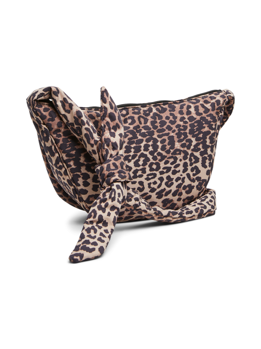 PCAMANDA Knot Bag - Black/Leo